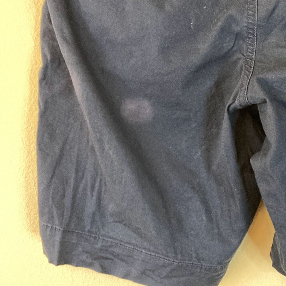 Natural Reflections Navy Blue Chino Shorts Womens Size‎ 12 Stretch Cotton Casual - Picture 4 of 10